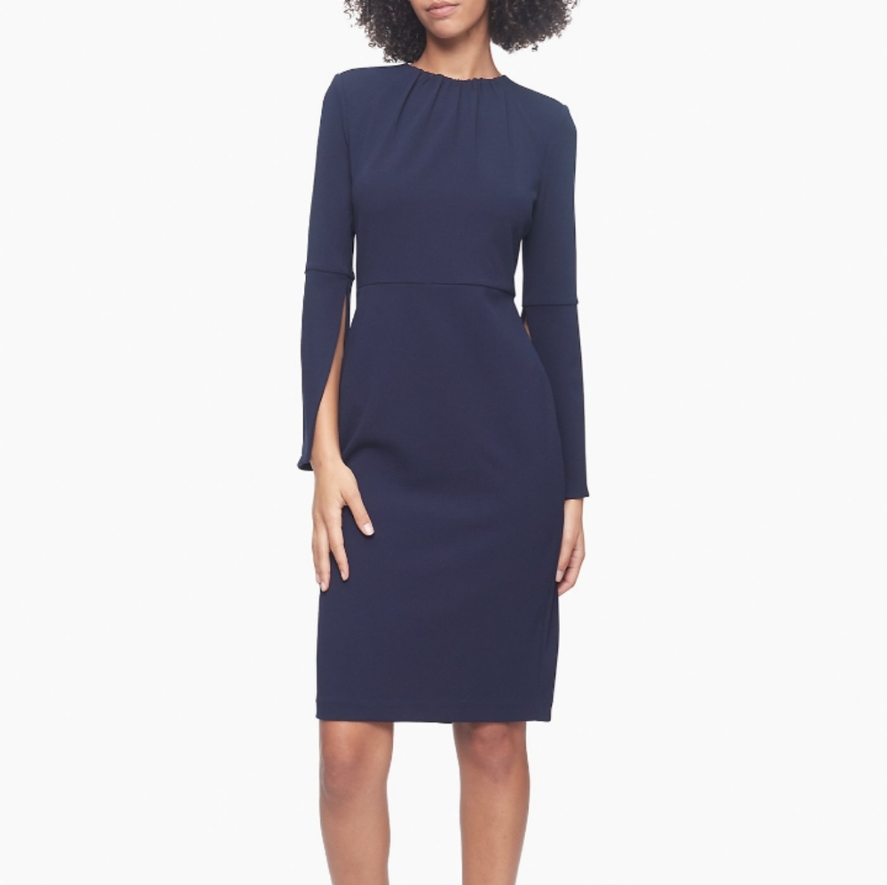 Calvin Klein Navy Blue Dress
